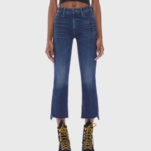 Mother Insider Crop Step Fray Jeans in Good for You
